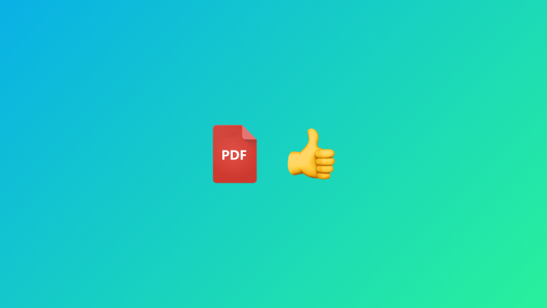 Advantages of PDF